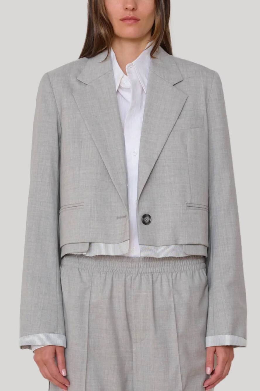 NEW WE-AR4 cocktail blazer in cloud grey